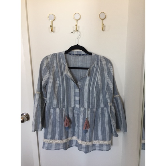 Knox Rose Tops - Knox rose boho peasant blouse